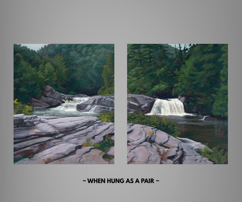Linville Falls Diptych Left