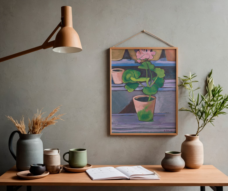 Matisse’ Pot of Geraniums